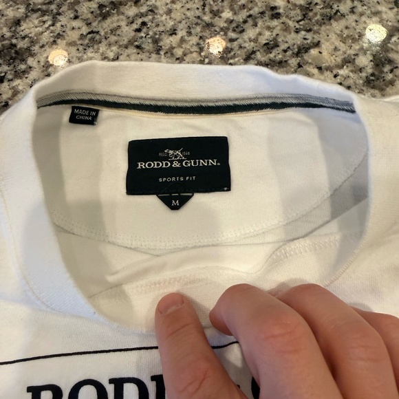 Rodd & Gunn Graphic Long Sleeve T-Shirt White - Medium - Picture 3 of 7